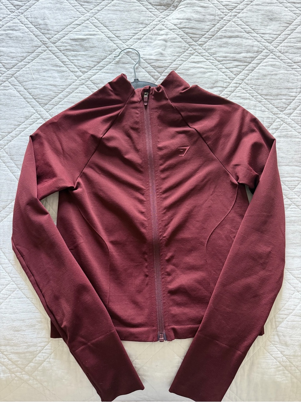 Gymshark Women’s Maroon Full-Zip Jacket